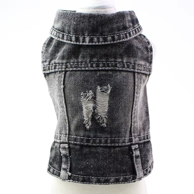 Pawvibe Denim Jacket – Cool & Comfy Jean Style for Trendy Pups
