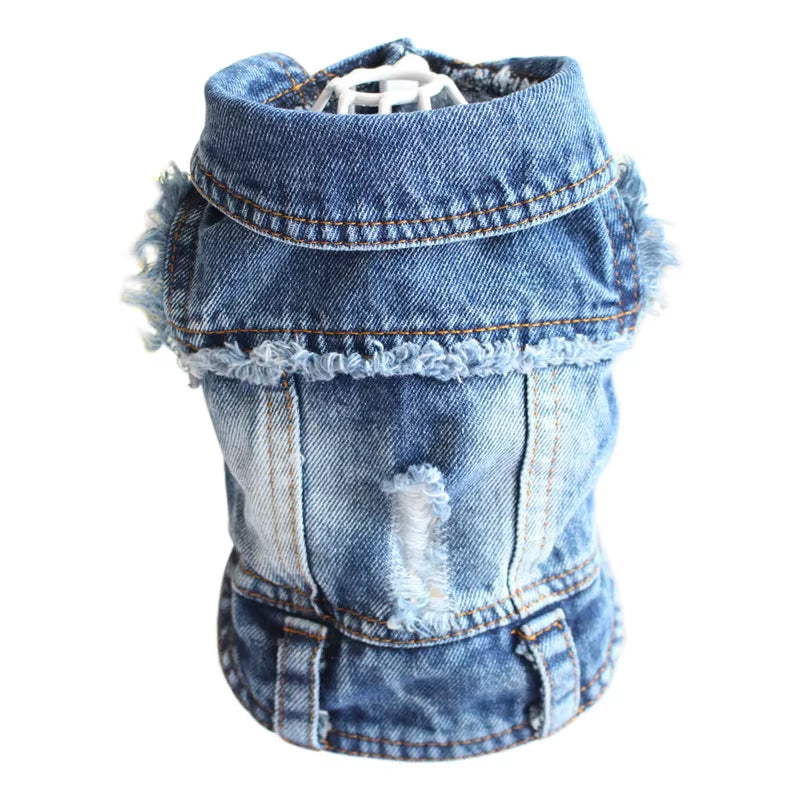 Pawvibe Denim Jacket – Cool & Comfy Jean Style for Trendy Pups