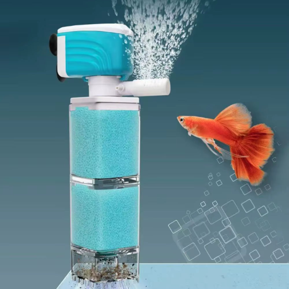 Aquaspin Pro Filter – 360° Silent Power for Crystal-Clear Aquariums