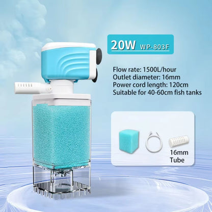 Aquaspin Pro Filter – 360° Silent Power for Crystal-Clear Aquariums