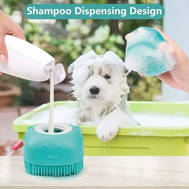 Furease Spa Brush – 2-In-1 Grooming & Bath Time Bliss for Dogs and Cats