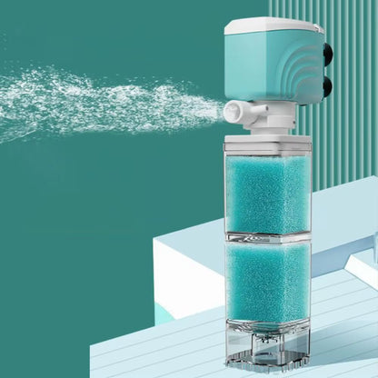 Aquaspin Pro Filter – 360° Silent Power for Crystal-Clear Aquariums